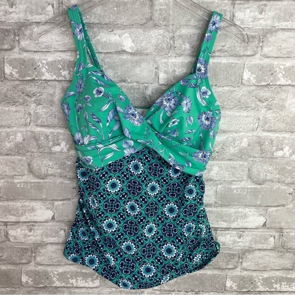 Lands' End Women's Tankini Set Top and Bottom NWOT - Picture 2 of 8